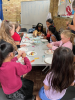 Busy on our craft table